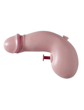 Pistolet à eau coquin pour adulte rose chair en plastique