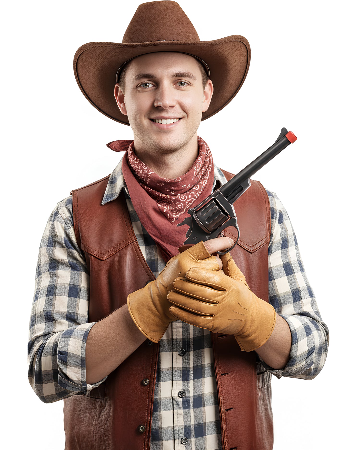 Метален каубойски пистолет 19 cm