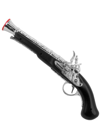 Черен пластмасов пират пистолет 34 cm