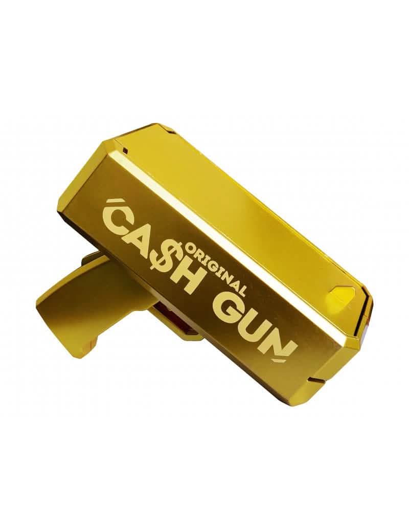 Страничен изглед на пистолета-диспенсър за банкноти Cash Gun