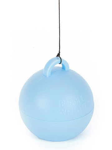 Тежест за балон с хелий светлосин 35 г за парти украса 