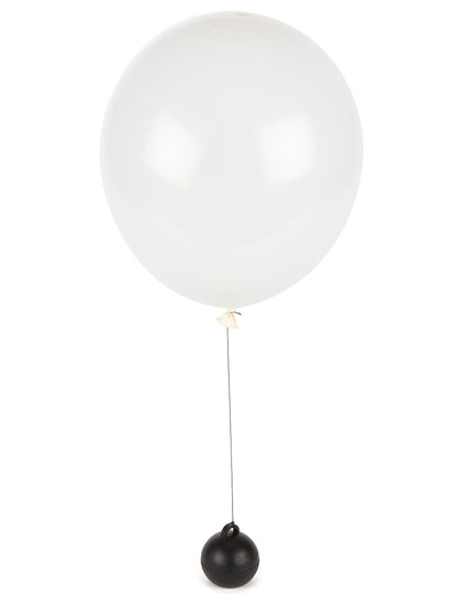 Mise en situation du poids pour ballon hélium pour décoration