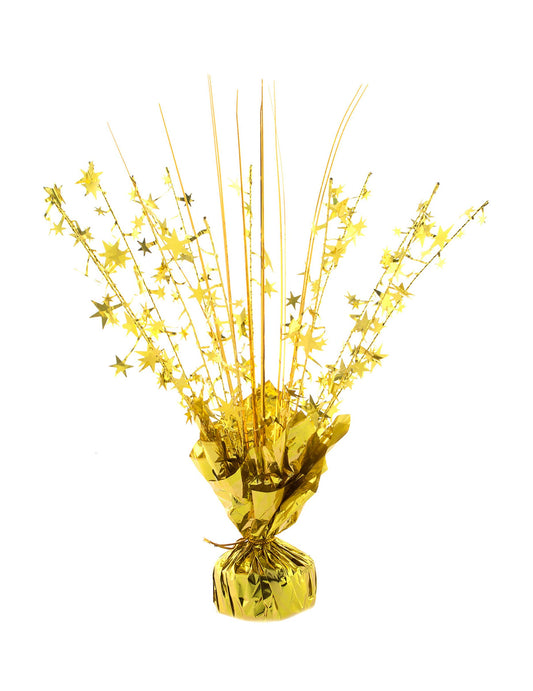Poids pour ballon hélium étoiles pour fête or