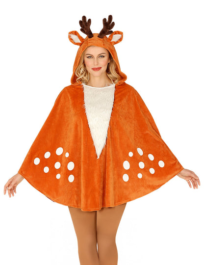пончо с елени за възрастни