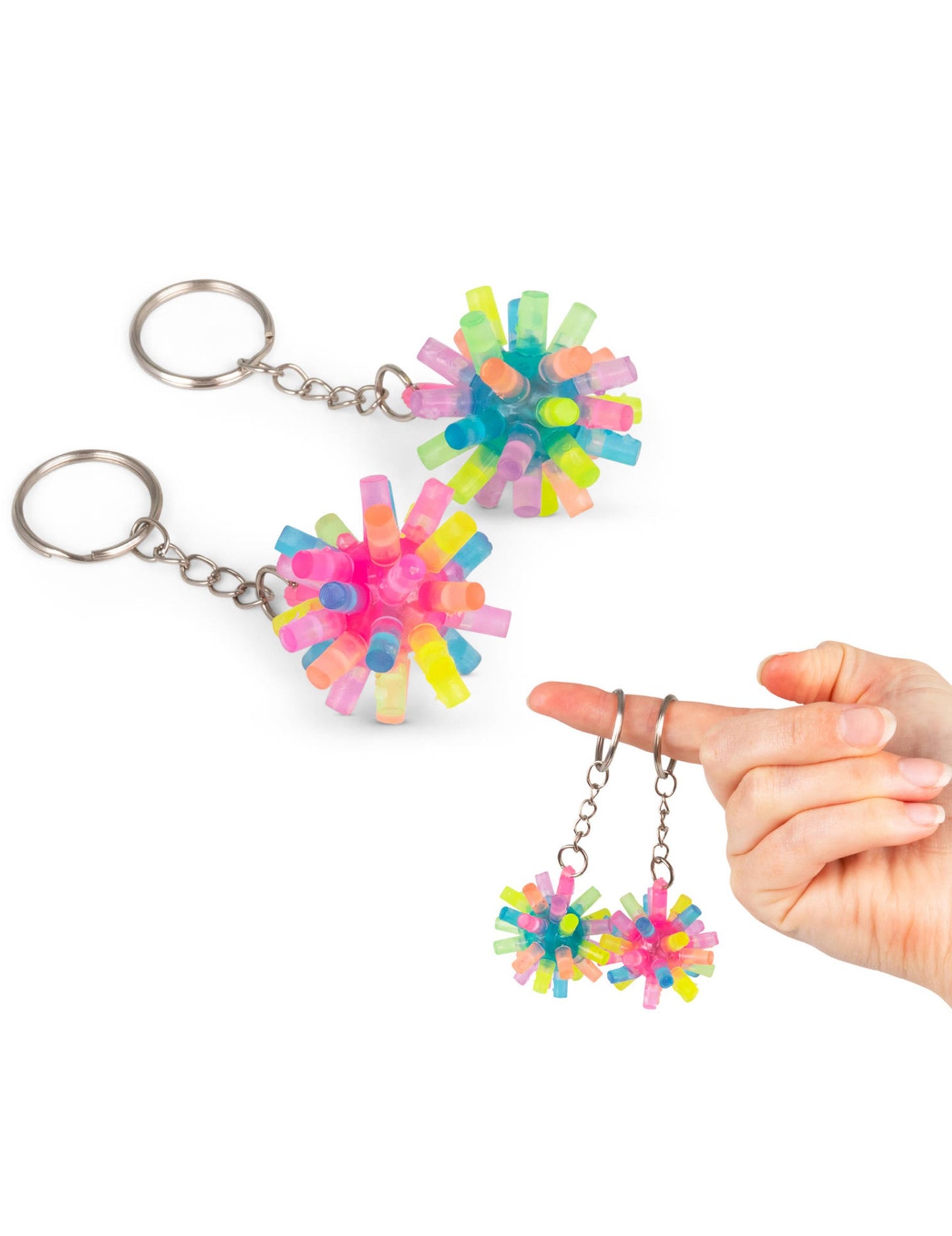 Светещ ключодържател с шипове