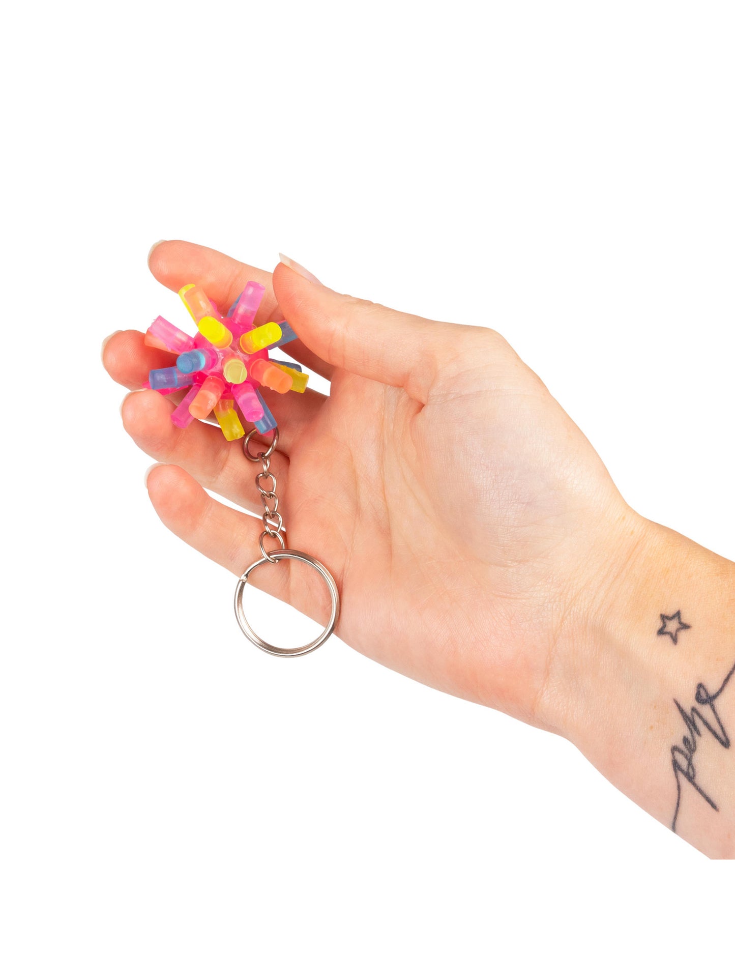 Светещ ключодържател с шипове