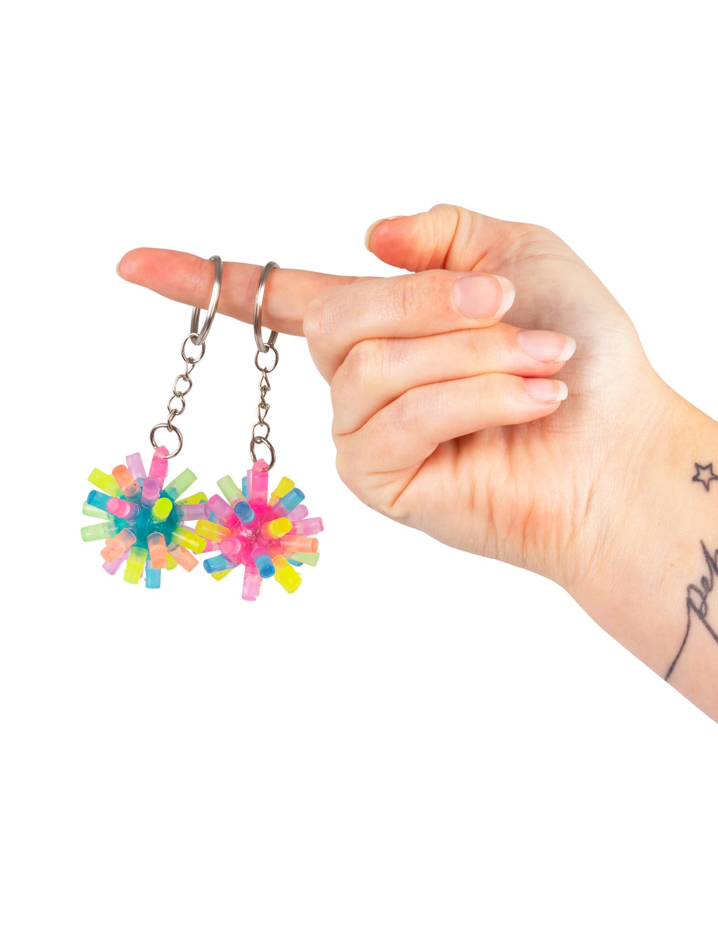 Светещ ключодържател с шипове