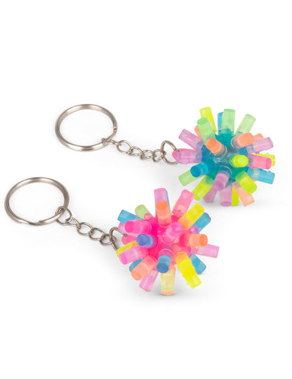 Светещ ключодържател с шипове