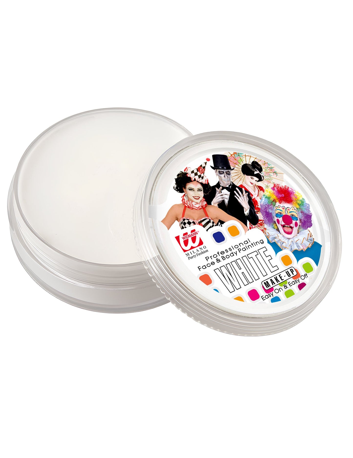 Професионална бяла кутийка за грим 25 г