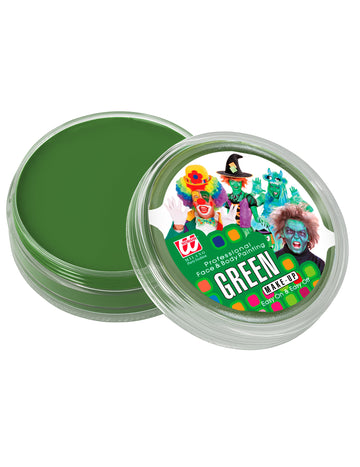 Зелена 25g професионална кутийка за грим на водна основа
