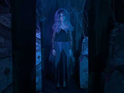 Déguisement fantôme mariée noire femme Halloween