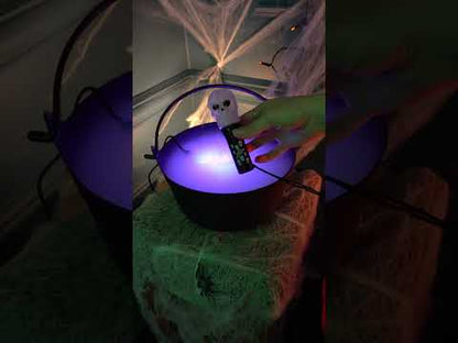 Светещ череп -въртящ се факла