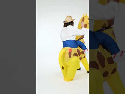 Надуваем жираф костюм за възрастни