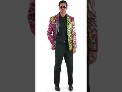 Яке за костюм за възрастни дъга тигър