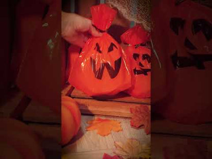 20 тиквени пластмасови торбички 15 x 20 cm