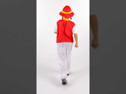 Детският червен пожарникар прикриване