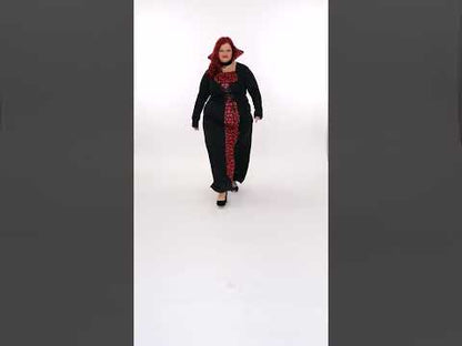 Елегантен вампирски костюм голям размер на жената