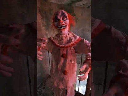 Анимирана декорация със страшен клоун 153 cm