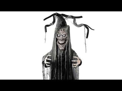 Призрачно дърво съчленена светлина и звук на 2 м Хелоуин