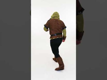 Крадец на голям мъж прикрива човек