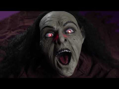 Звукова и ярка декорация на вещици 90 см Хелоуин