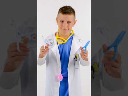Kit de docteur 10 pièces bleu