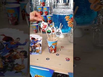 8 Folting Medalon за Carton Justice League 20 cm