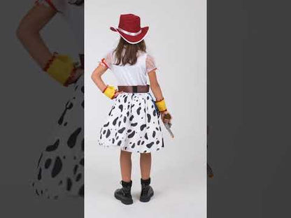 Каубойка каубойка рисува момиче крава