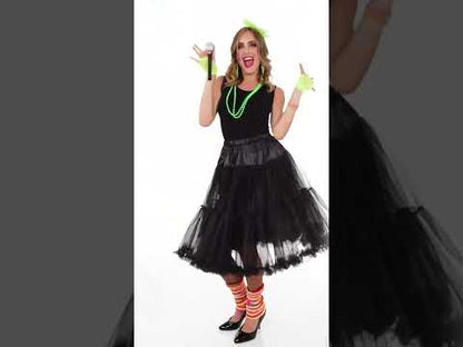 Jupon en tulle noir 65 cm