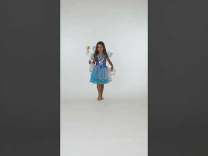 Розово и синьо момиче маскират