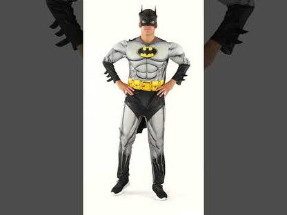 Костюм Батман™ сив за възрастни 