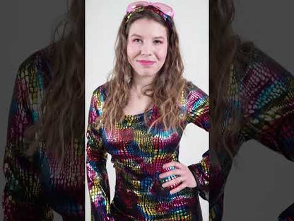 Мултицветна диско прикриване на жените