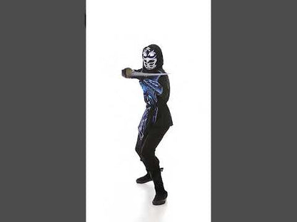 Светещо и звуково кибер нинджа костюм дете