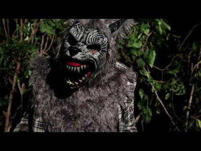 Артикулирана маска вълк гару анимала възрастен