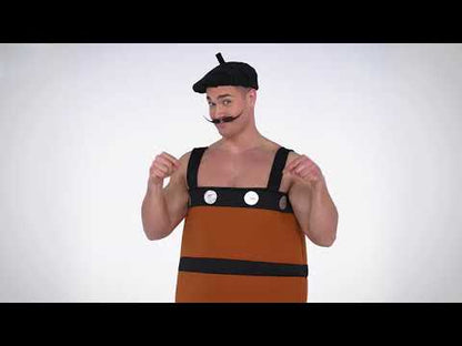 Забавен костюм бъчва за вино за възрастни 