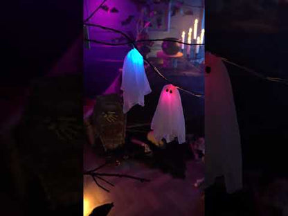 Хелоуин светещ призрачен гирлянди 150 см 150 см