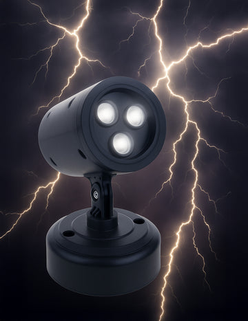 Проектор за мълнии със звук на гръмотевици