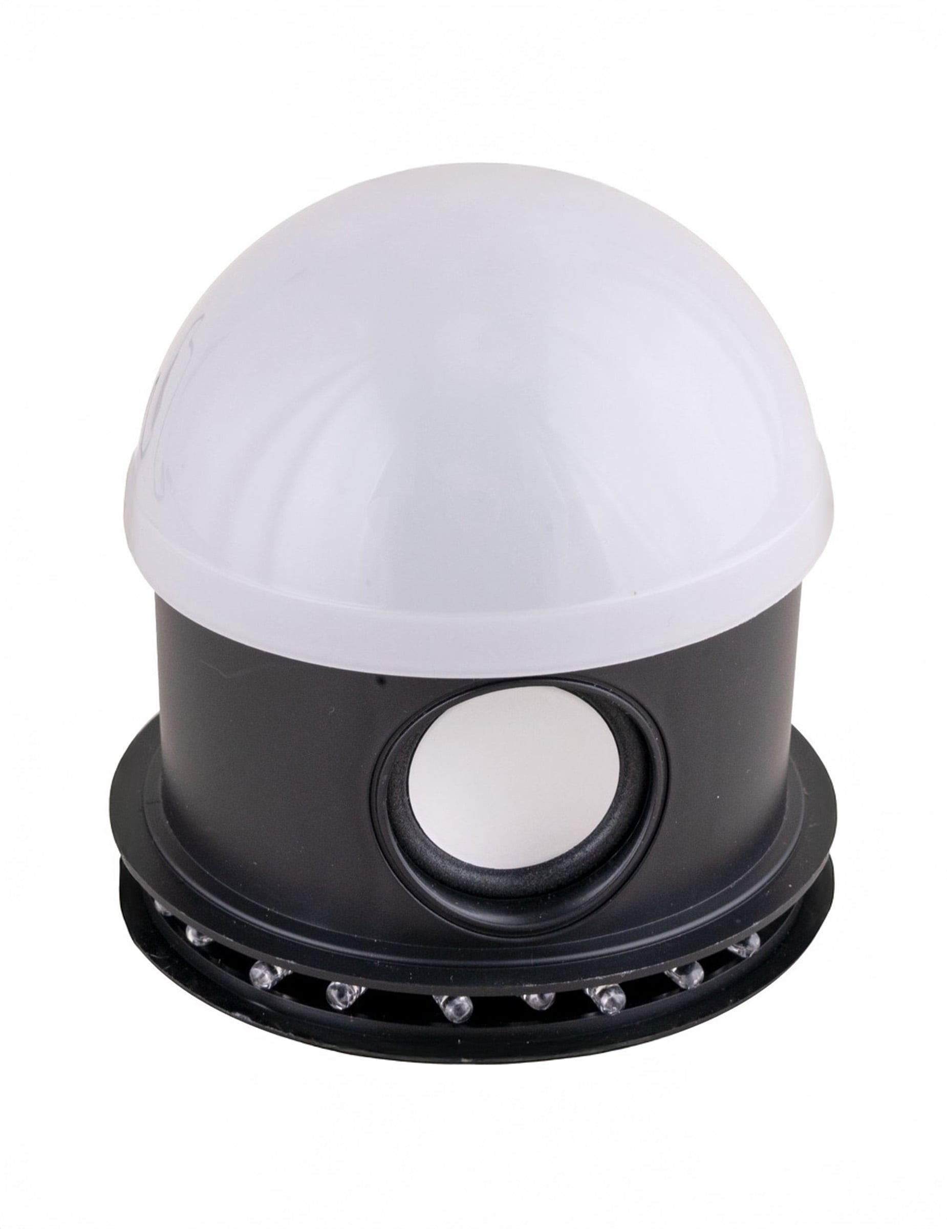 Vue de profil montrant le haut-parleur du projecteur Halloween