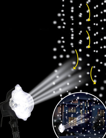 Външен проектор на снежен ефект