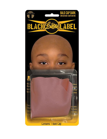 Prothèse crâne chauve latex peau mate luxe