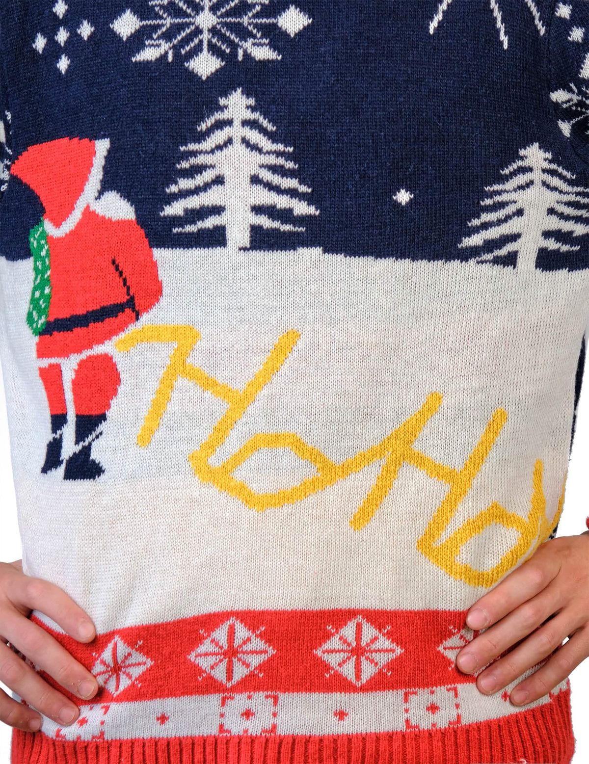 Pull de Noël avec Père Noël adulte