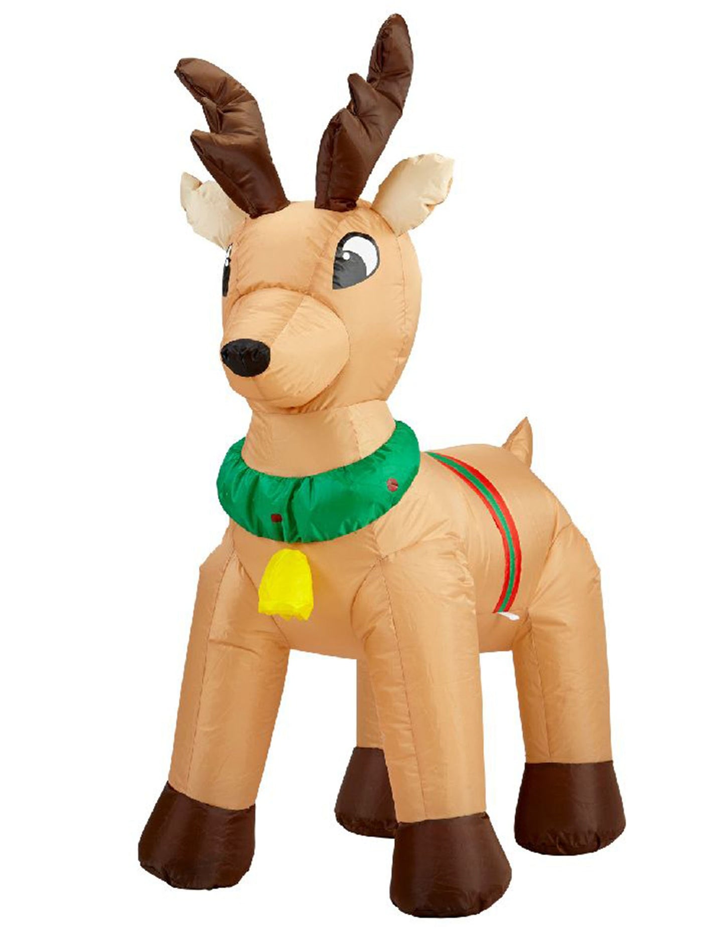 Надуваем и светещ елен на Дядо Коледа 120 cm 