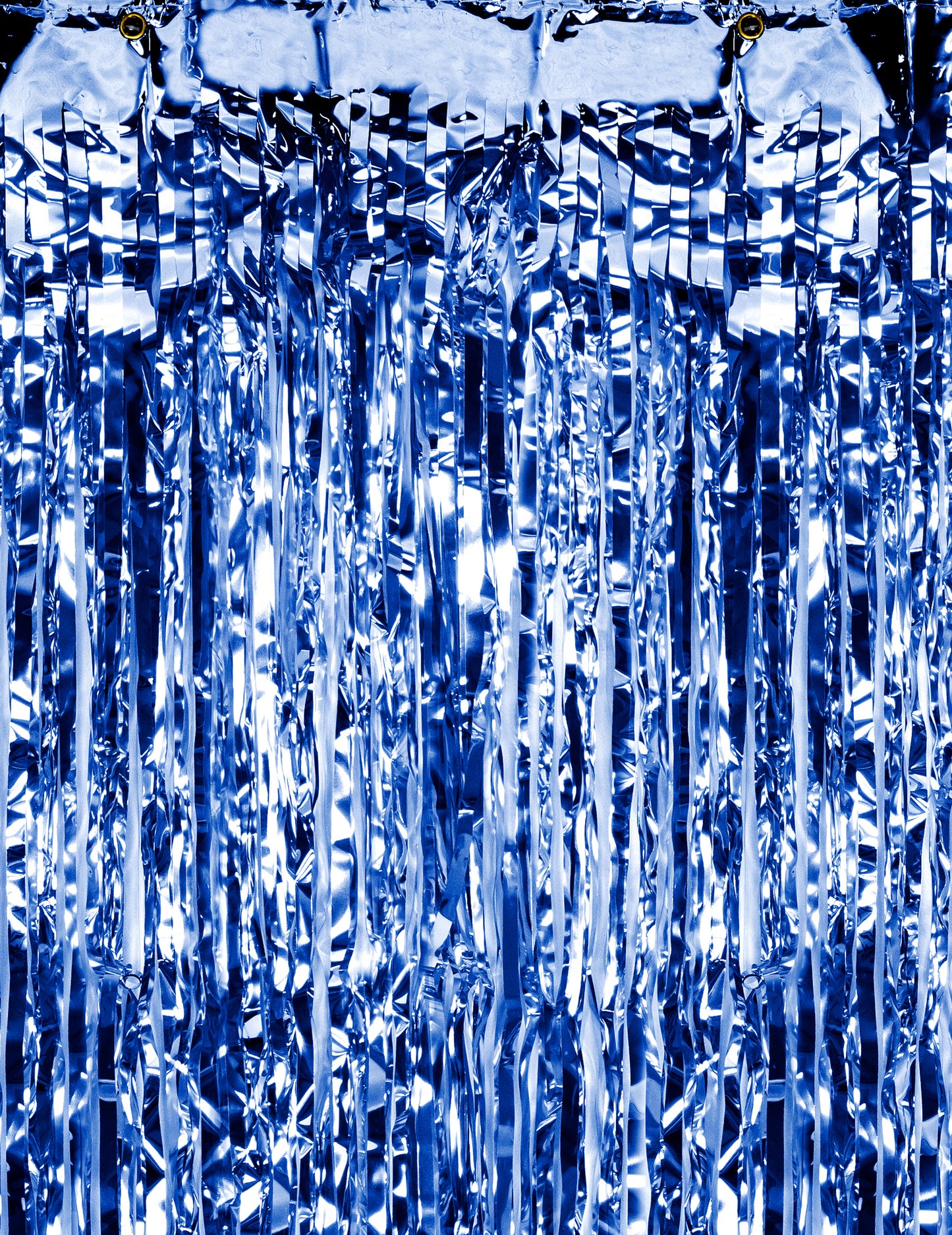 Rideau de fils bleu nuit métallisé 90 x 250 cm