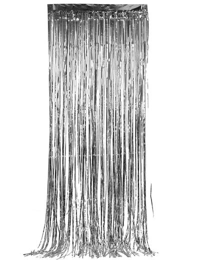 Rideau scintillant argent