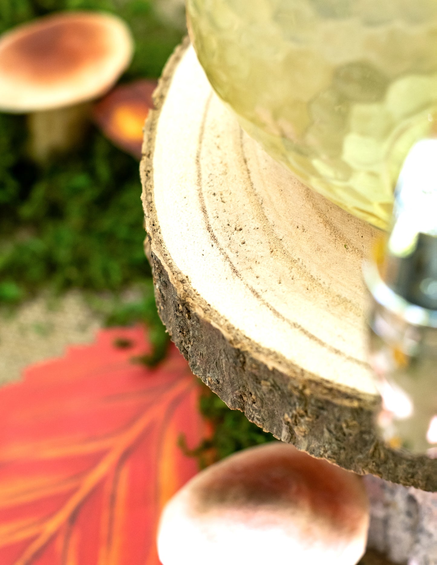 Дървени трупи от естествена дървесина 28 до 33 cm за централен елемент