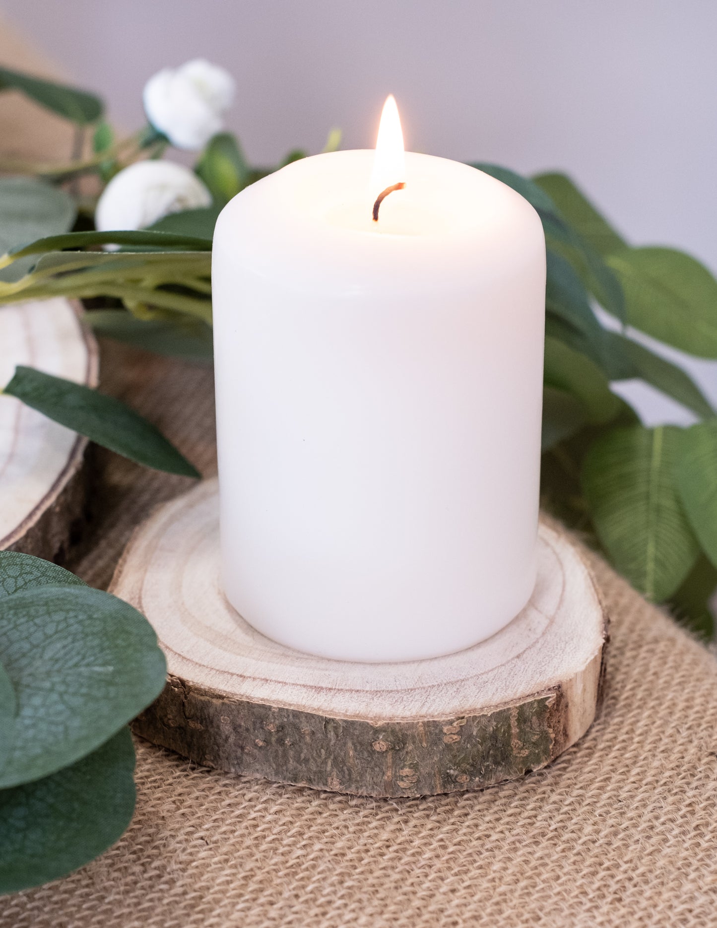 Дървени трупи от естествена дървесина 10 до 12 cm за сватбени декорации