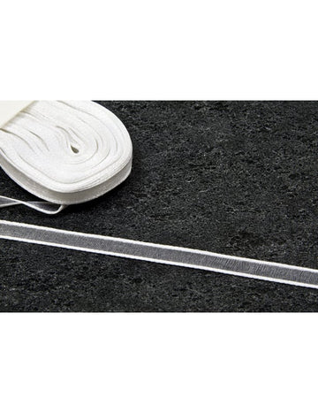 Фина органза бяла панделка 10 m