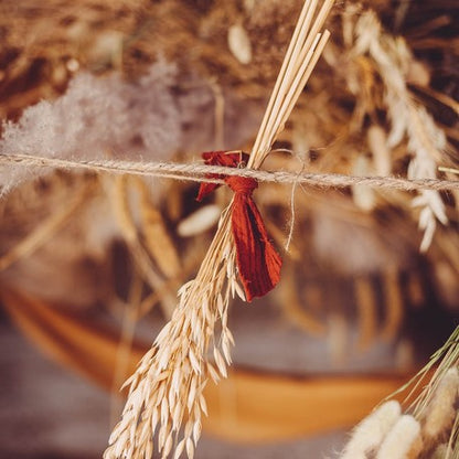 Ruban gaze de coton terracotta 4,5 cm x 3 m décoration bohème