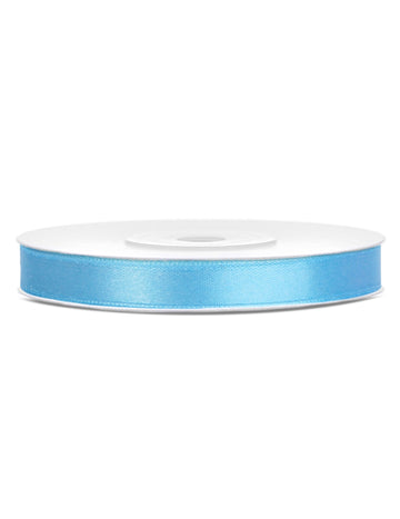 Sky Blue сатен панделка 0.6 cm x 25 m