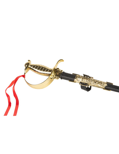 Републикански сабя Златен ръкав при възрастни пластмаса 66 см